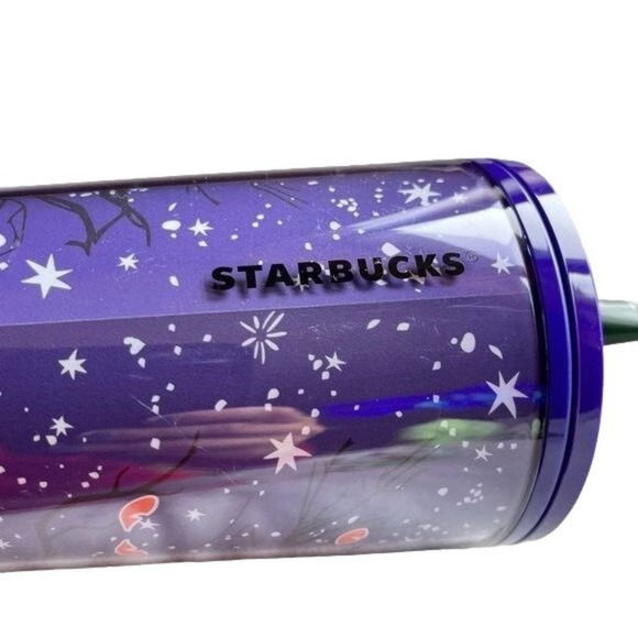 STARBUCKS Fall Cup Glow In Dark Tree spooky Eyes Venti Tumbler 24 oz 2022 Gift - Picture 10 of 14